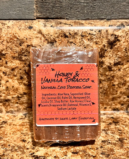 Honey & Vanilla Tobacco Natural Cold Process Soap
