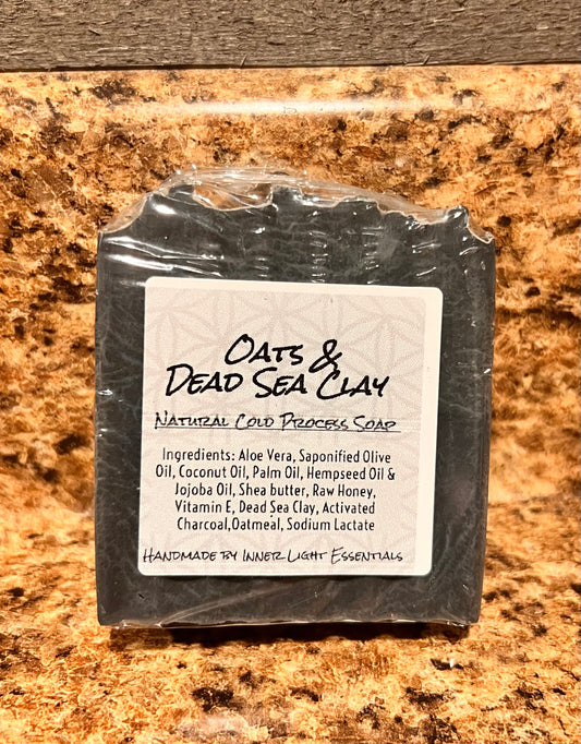 Oats & Dead Sea Clay Natural Cold Process Soap