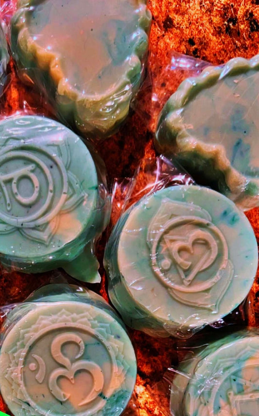 Mint Patchouli Natural Cold Process Soap (Coconut FREE Blend)
