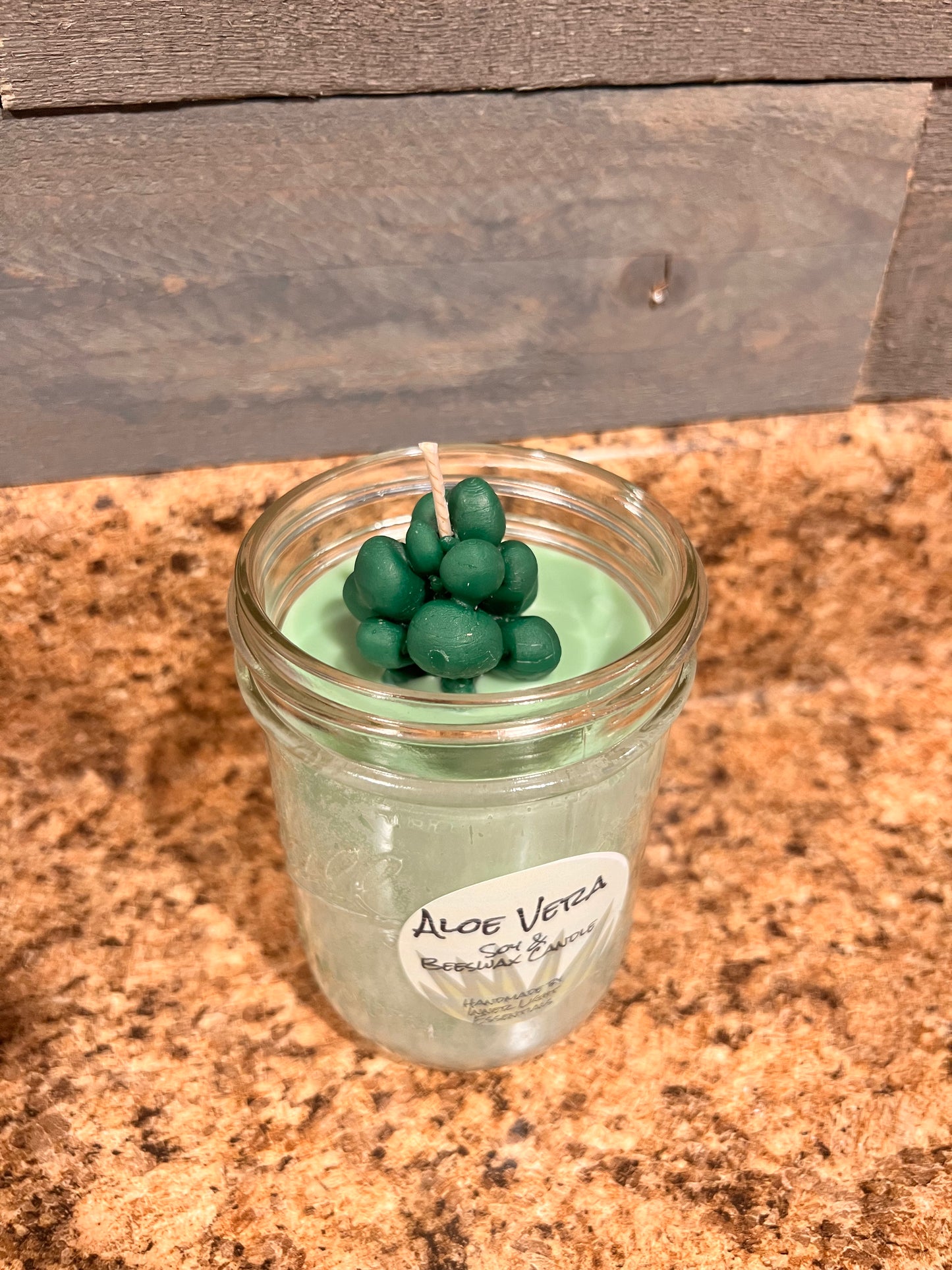 “Aloe Vera” Soy and Beeswax Candle